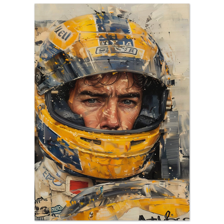 Racing Legend – The Spirit of Speed & Determination | Racing collection wall art print - Wood Prints - 50x70 cm / 20x28″ - 