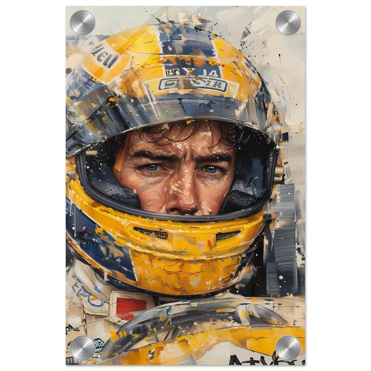 Racing Legend – The Spirit of Speed & Determination | Racing collection wall art print - Acrylic Print - 20x30 cm / 8x12″ - 