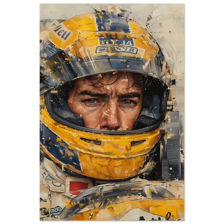 Racing Legend – The Spirit of Speed & Determination | Racing collection wall art print - Wood Prints - 20x30 cm / 8x12″ - 