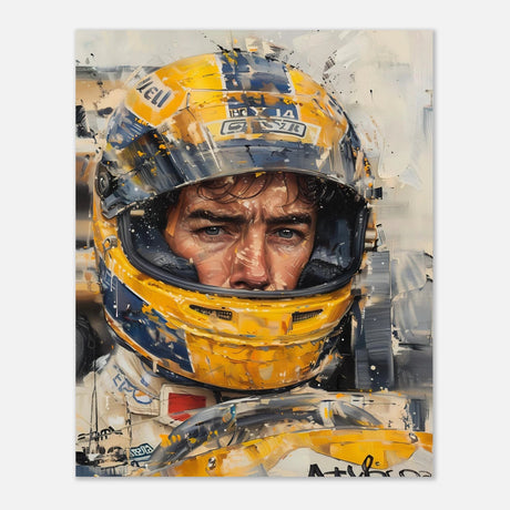 Racing Legend – The Spirit of Speed & Determination | Racing collection wall art print - Aluminum Print - 40x50 cm / 16x20″ - 