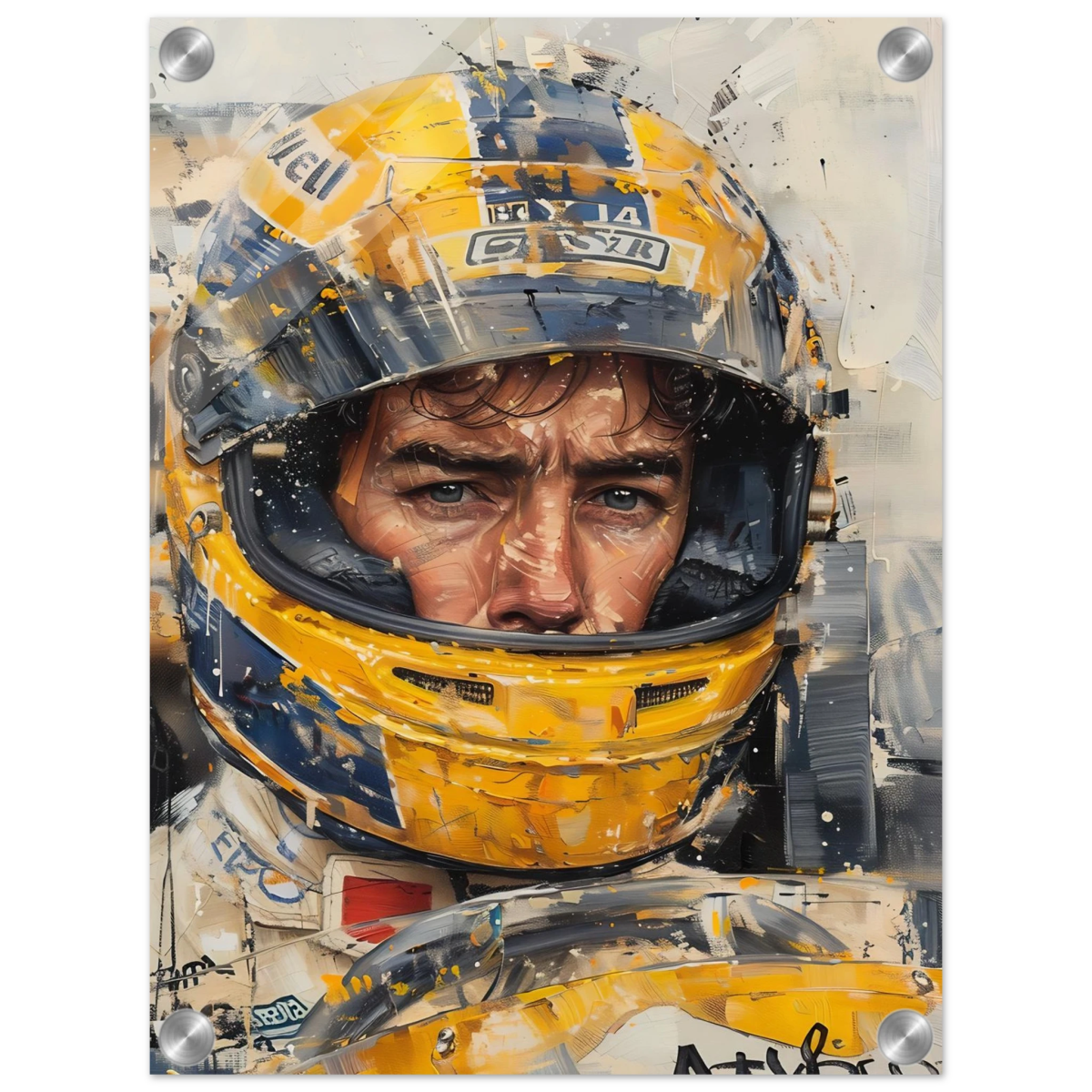 Racing Legend – The Spirit of Speed & Determination | Racing collection wall art print - Acrylic Print - 30x40 cm / 12x16″ - 
