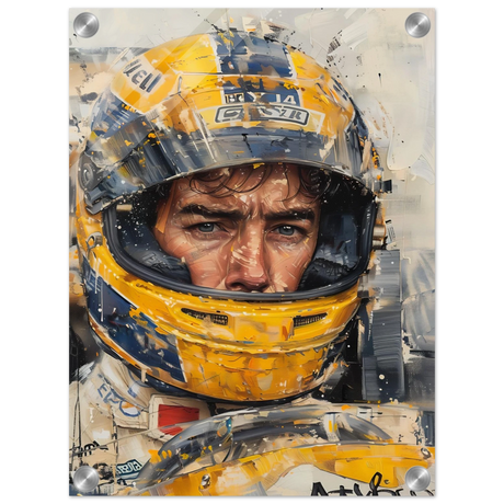 Racing Legend – The Spirit of Speed & Determination | Racing collection wall art print - Acrylic Print - 30x40 cm / 12x16″ - 