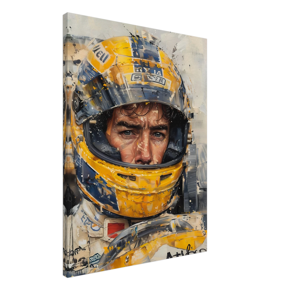 Racing Legend – The Spirit of Speed & Determination | Racing collection wall art print - Canvas - 60x80 cm / 24x32″ - 