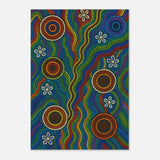 Rainbow Dreaming Aboriginal Wall Art Print - Aluminum Print - 70x100 cm / 28x40″ - 
