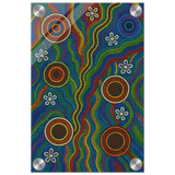 Rainbow Dreaming Aboriginal Wall Art Print - Acrylic Print - 20x30 cm / 8x12″ - 