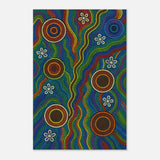 Rainbow Dreaming Aboriginal Wall Art Print - Aluminum Print - 30x45 cm / 12x18″ - 
