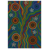 Rainbow Dreaming Aboriginal Wall Art Print - Wood Prints - 70x100 cm / 28x40″ - 