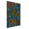 Rainbow Dreaming Aboriginal Wall Art Print - Canvas - 70x100 cm / 28x40″ - 