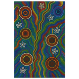 Rainbow Dreaming Aboriginal Wall Art Print - Fine Art Poster - 40x60 cm / 16x24″ - 