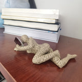 Reading Woman Resin Sculptures – Thinker Character Ornaments for Home & Office Décor - Style E - 