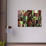 Red And Green Architecture by Paul Klee 1922 - Acrylic Print - 70x100 cm / 28x40″ - 