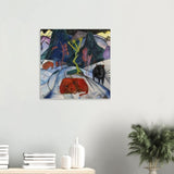 Red Bison by Franz Marc - Wood Prints - 60x60 cm / 24x24″ - 10 mm