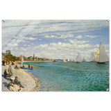 Regatta at Sainte - Adresse – Claude Monet Coastal Impressionist Wall Art Print - Acrylic Print - 60x90 cm / 24x36″ - 