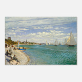 Regatta at Sainte - Adresse – Claude Monet Coastal Impressionist Wall Art Print - Aluminum Print - 50x75 cm / 20x30″ - 