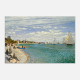 Regatta at Sainte - Adresse – Claude Monet Coastal Impressionist Wall Art Print - Aluminum Print - 20x30 cm / 8x12″ - 