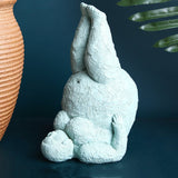 Resin Yoga Sculpture | Lady Figure Ornament - C - 