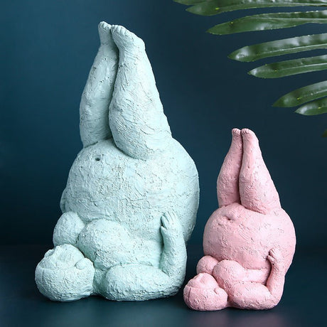 Resin Yoga Sculpture | Lady Figure Ornament - 2A - 
