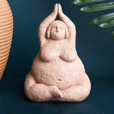 Resin Yoga Sculpture | Lady Figure Ornament - A - 