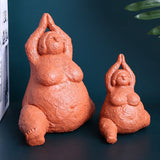 Resin Yoga Sculpture | Lady Figure Ornament - 2A - 