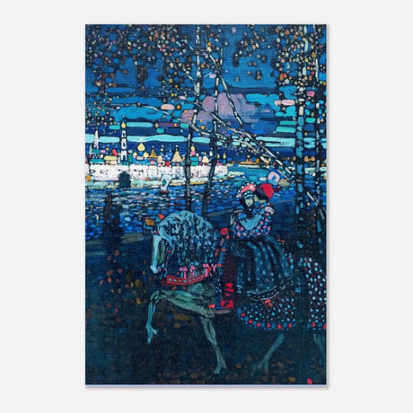Riding Couple by Wassily Kandinsky - Aluminum Print - 40x60 cm / 16x24″ - 