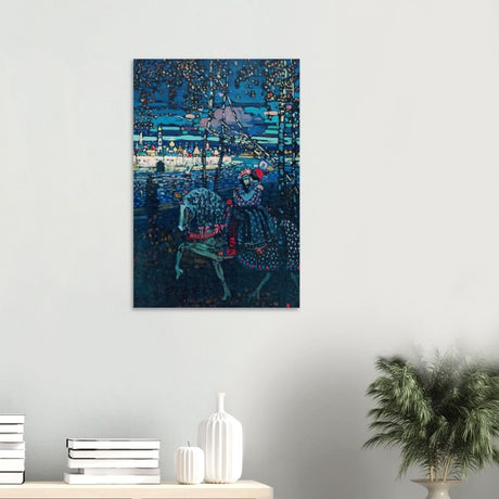 Riding Couple by Wassily Kandinsky - Wood Prints - 50x75 cm / 20x30″ - 10 mm