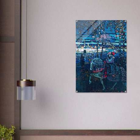 Riding Couple by Wassily Kandinsky - Acrylic Print - 70x100 cm / 28x40″ - 