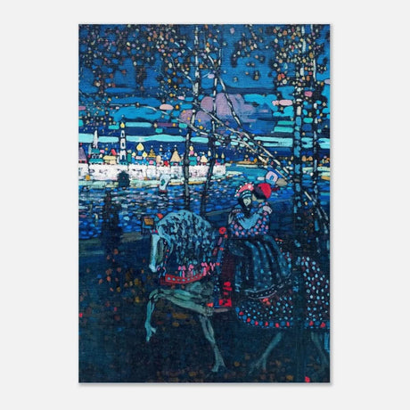 Riding Couple by Wassily Kandinsky - Aluminum Print - 70x100 cm / 28x40″ - 