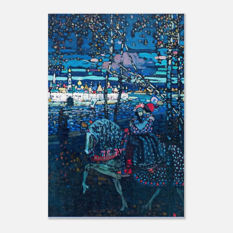 Riding Couple by Wassily Kandinsky - Aluminum Print - 30x45 cm / 12x18″ - 