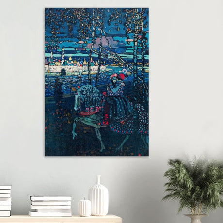 Riding Couple by Wassily Kandinsky - Wood Prints - 70x100 cm / 28x40″ - 10 mm