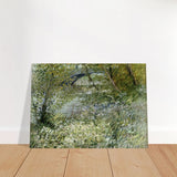 River Bank in Springtime by Vincent van Gogh | Vintage Nature Art wall art print - Brushed Aluminum Print - 50x70 cm / 20x28″ - 