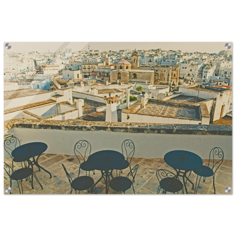 Rooftop Tranquility | Mediterranean Charm - 50x75 cm / 20x30″ - Acrylic Print - 