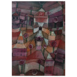 Rose garden (1920) by Paul Klee | Vintage wall art print - Wood Prints - 50x70 cm / 20x28″ - 