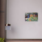 Rounded Flower Bed (Corbeille de fleurs) by Claude Monet - Acrylic Print - 40x60 cm / 16x24″ - 