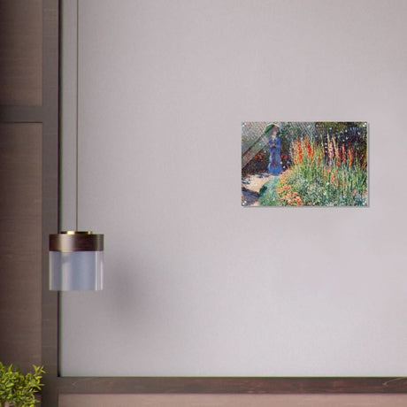 Rounded Flower Bed (Corbeille de fleurs) by Claude Monet - Acrylic Print - 40x60 cm / 16x24″ - 