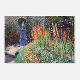 Rounded Flower Bed (Corbeille de fleurs) by Claude Monet - Aluminum Print - 50x75 cm / 20x30″ - 