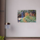 Rounded Flower Bed (Corbeille de fleurs) by Claude Monet - Acrylic Print - 60x90 cm / 24x36″ - 