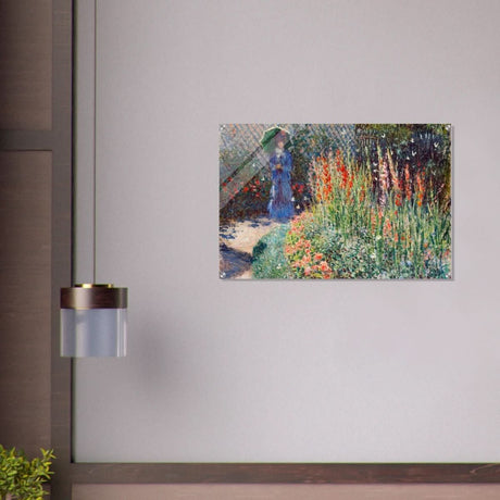 Rounded Flower Bed (Corbeille de fleurs) by Claude Monet - Acrylic Print - 60x90 cm / 24x36″ - 