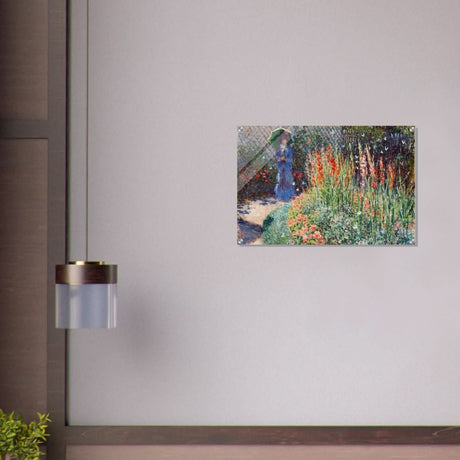 Rounded Flower Bed (Corbeille de fleurs) by Claude Monet - Acrylic Print - 50x75 cm / 20x30″ - 