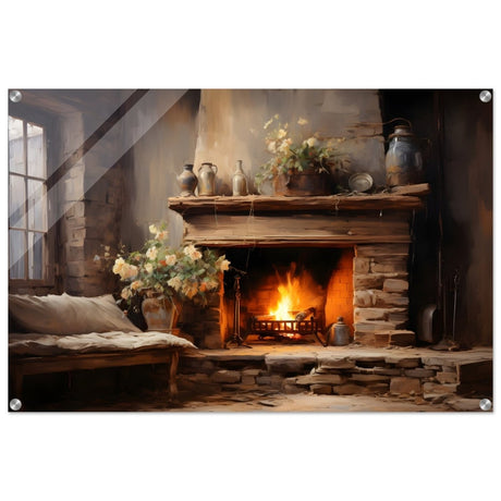 Rustic Retreat | Nature & City Art wall art print - Acrylic Print - 60x90 cm / 24x36″ - 