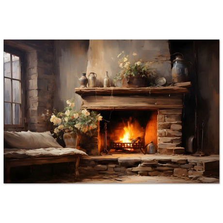 Rustic Retreat | Nature & City Art wall art print - Aluminum Print - 40x60 cm / 16x24″ - 