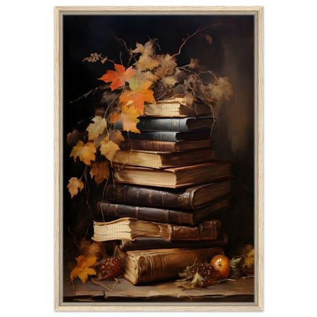 Rustic Tales | Rustic Decor Art wall art print - Framed Canvas - 60x90 cm / 24x36″ - Wood frame