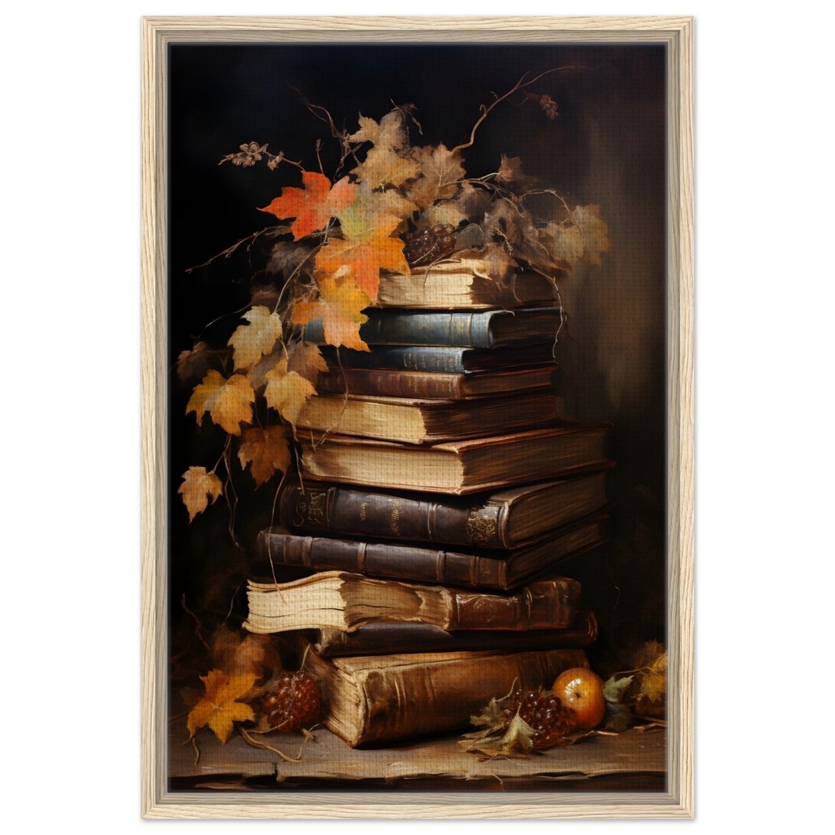 Rustic Tales | Rustic Decor Art wall art print - Framed Canvas - 50x75 cm / 20x30″ - Wood frame