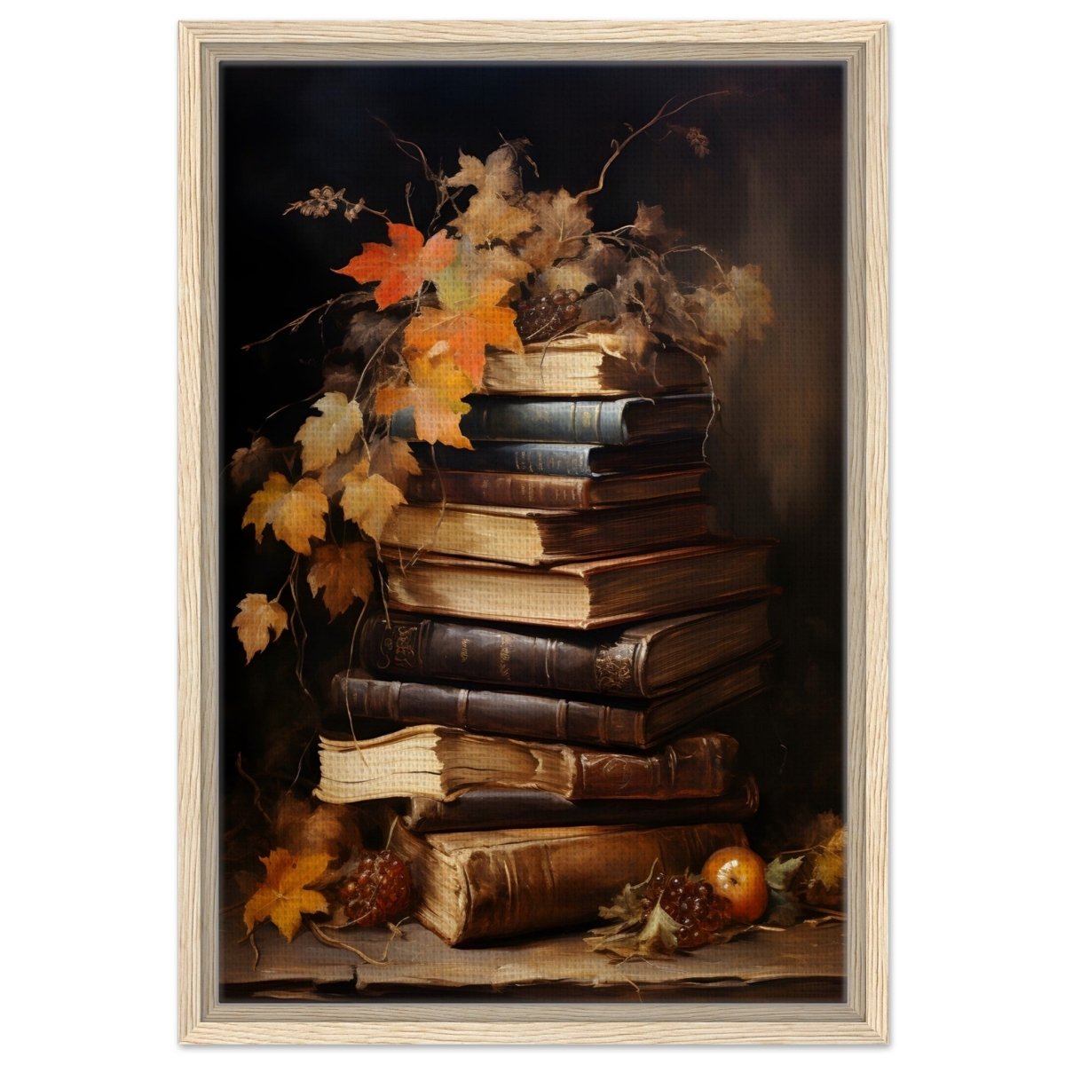 Rustic Tales | Rustic Decor Art wall art print - Framed Canvas - 40x60 cm / 16x24″ - Wood frame