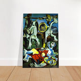 Sabine women by Pablo Picasso 1963 - Brushed Aluminum Print - 30x45 cm / 12x18″ - 