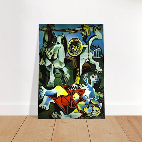Sabine women by Pablo Picasso 1963 - Brushed Aluminum Print - 70x100 cm / 28x40″ - 