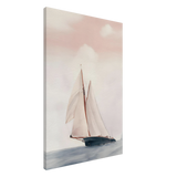 Sailboat at Sea – Nautical Seascape Wall Art Print - Canvas - 60x90 cm / 24x36″ - 