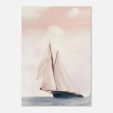 Sailboat at Sea – Nautical Seascape Wall Art Print - Aluminum Print - 70x100 cm / 28x40″ - 