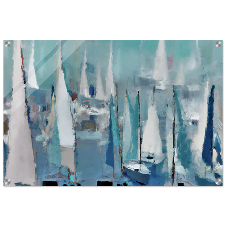 "Sailing Dreams" – An Abstract Nautical Masterpiece | Wall art print - Acrylic Print - 50x75 cm / 20x30″ - 