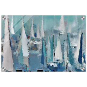 "Sailing Dreams" – An Abstract Nautical Masterpiece | Wall art print - Acrylic Print - 30x45 cm / 12x18″ - 