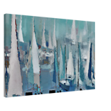 "Sailing Dreams" – An Abstract Nautical Masterpiece | Wall art print - Canvas - 50x75 cm / 20x30″ - 